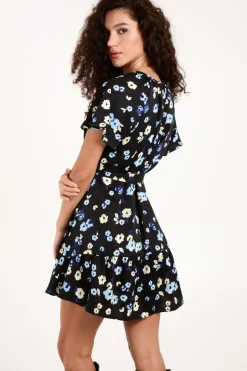 Tie Waist Floral Mini Dress