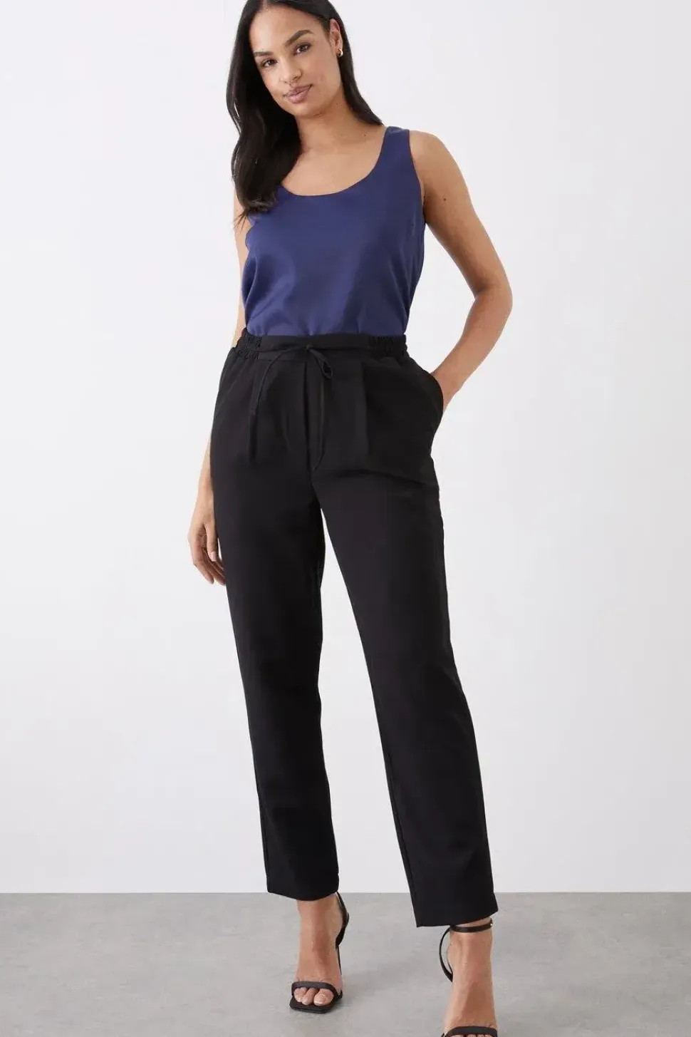 Tie Waist Formal Jogger