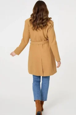 Tie Waist Longline Trench Coat