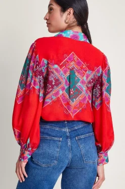 Tiffany Print Blouse