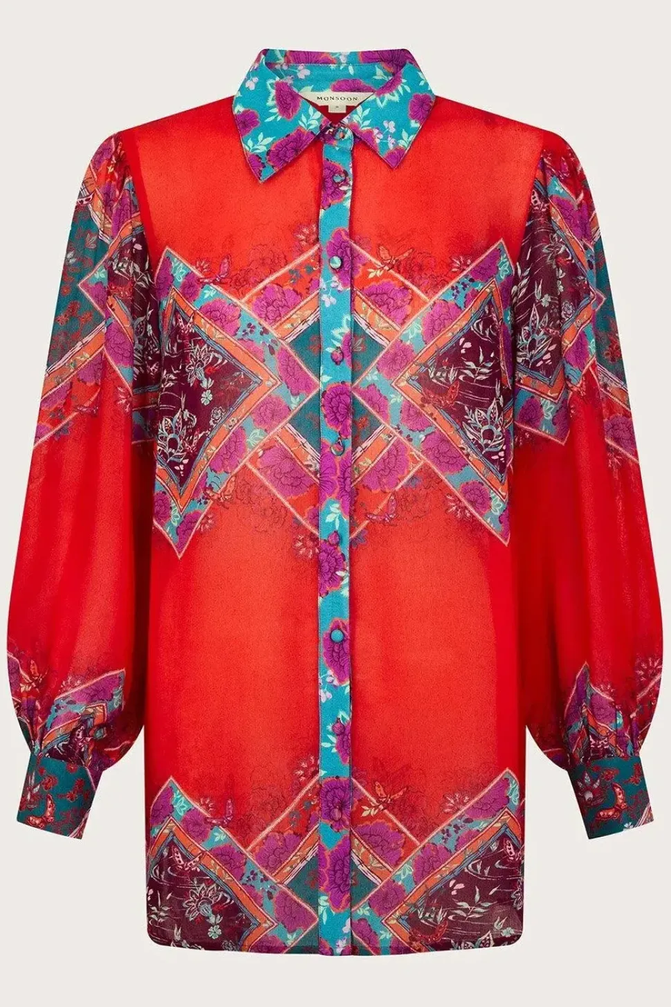 Tiffany Print Blouse