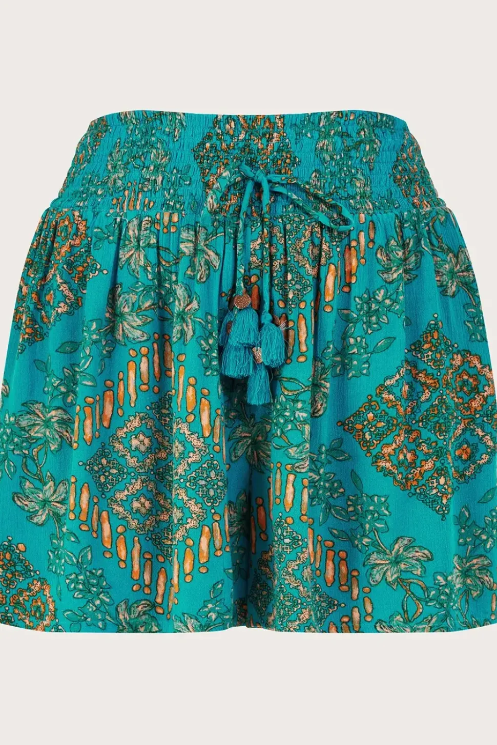 Tile Print Shorts