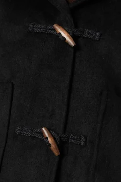 Toggle Detail Hooded Coat