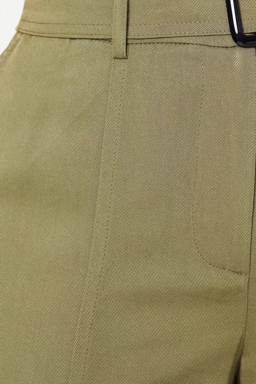 Top Stitch Belted Utility Trouser