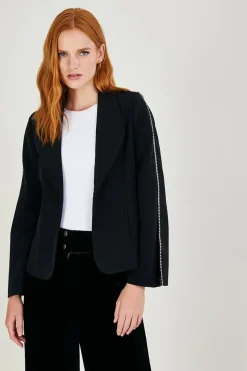 Tori Cape Trimmed Jacket