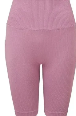 TriDri ribbed seamless 3D fit cycle shorts