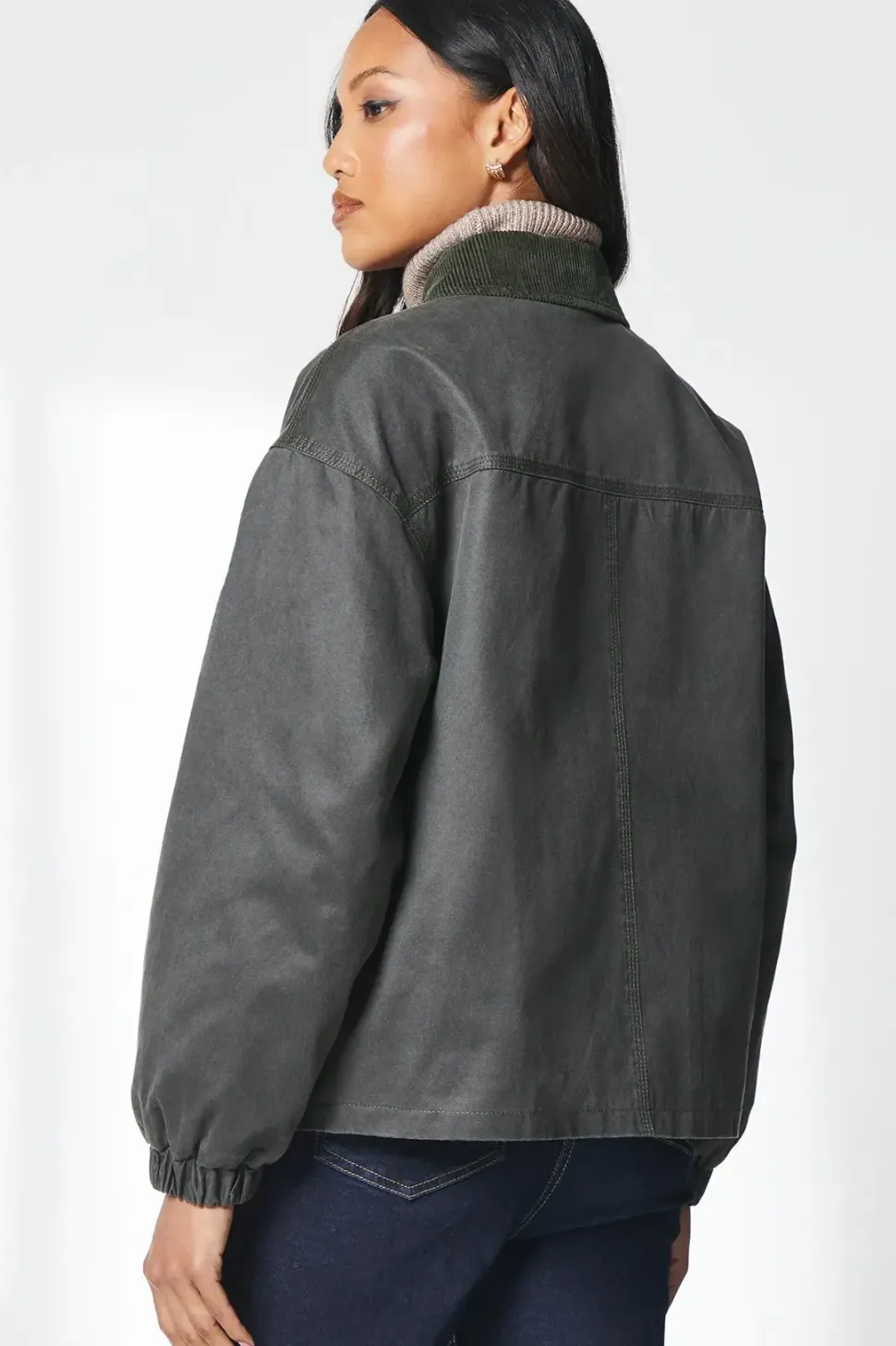Trim Detail Wax Jacket