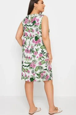 Tropical Print Mini Dress