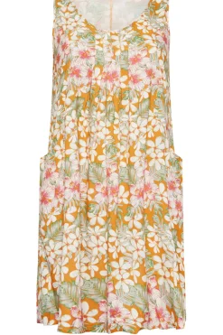 Tropical Print Pocket Dress