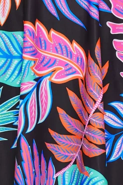 Tropical Print Swimdress