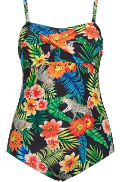 Tropical Print Swimsuit