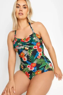 Tropical Print Swimsuit