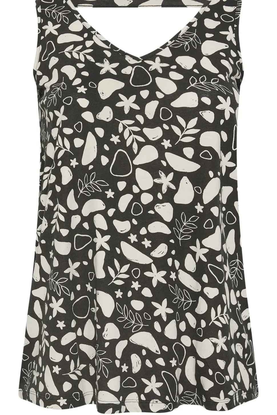 Tropical Print Vest Top