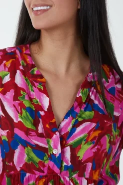 Tunic Tiered Smock Mini Dress