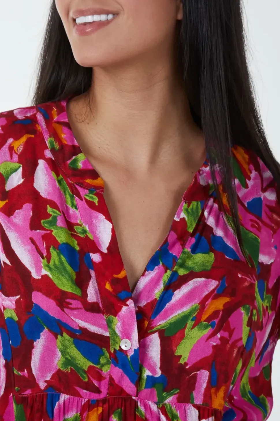 Tunic Tiered Smock Mini Dress