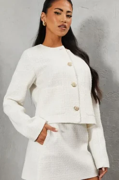 Twill Button Down Jacket