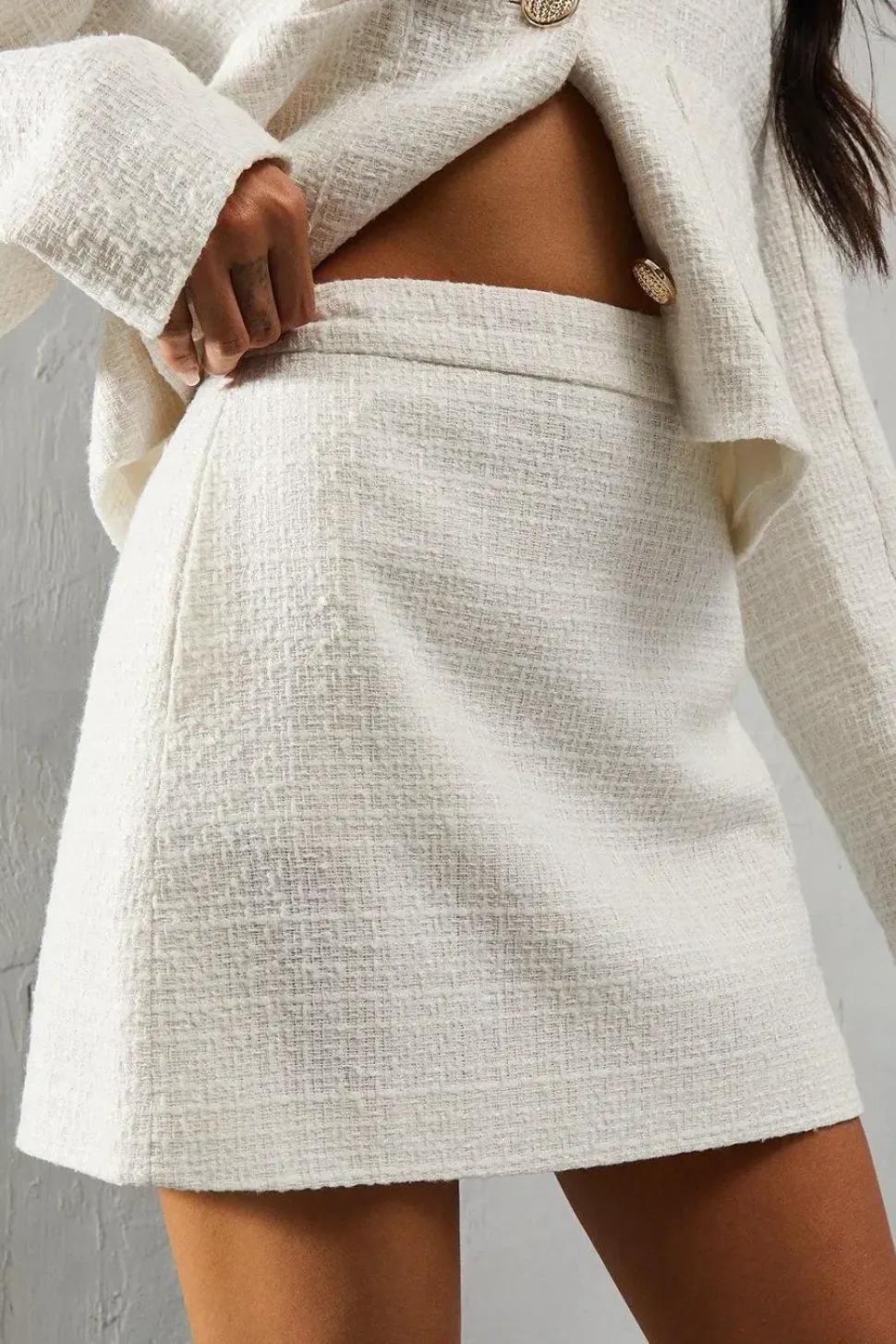 Twill Button Down Jacket