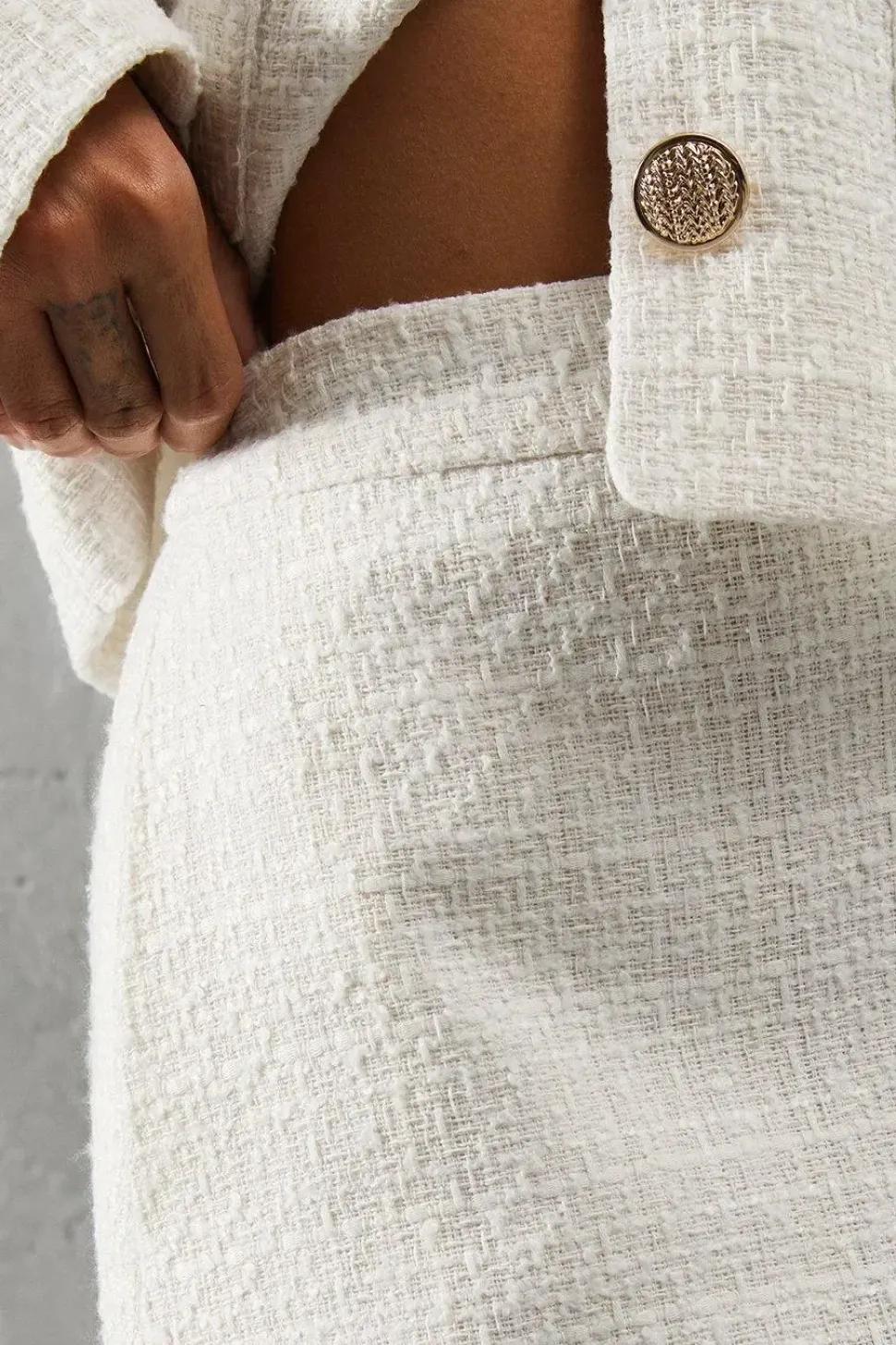 Twill Button Down Jacket