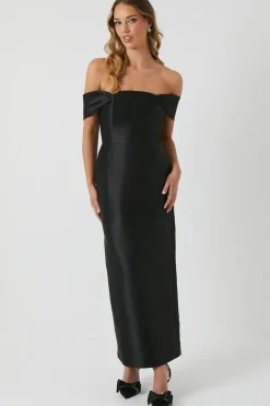 Twill Column Bridesmaid Dress
