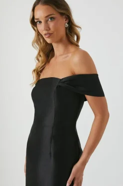 Twill Column Bridesmaid Dress