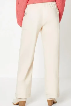Twill Contrast Stitch Cargo Trouser