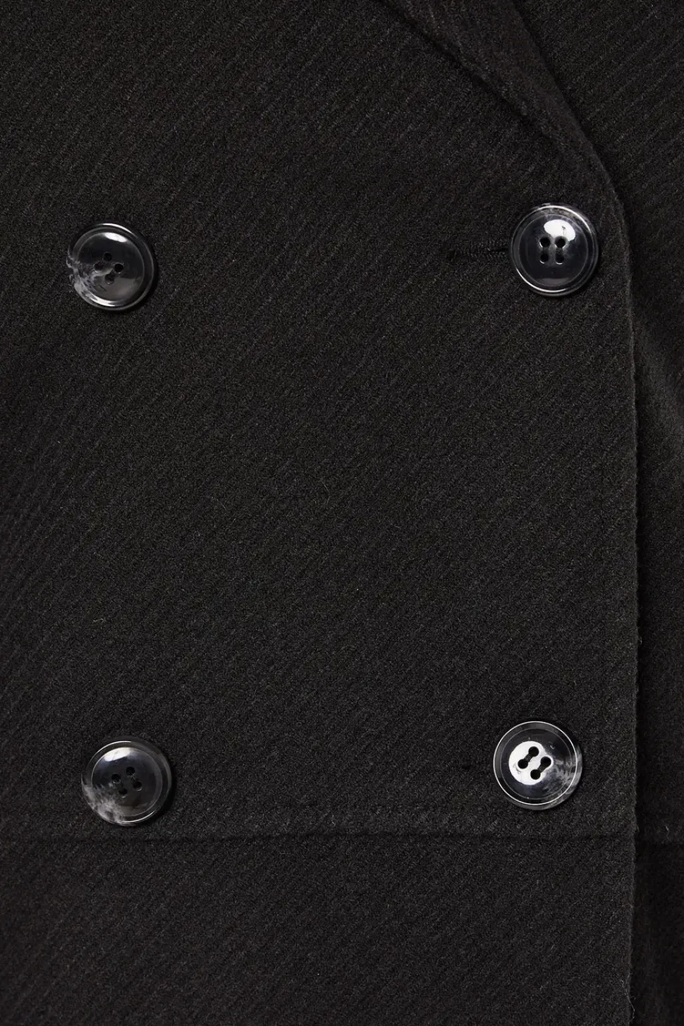 Twill Peacoat