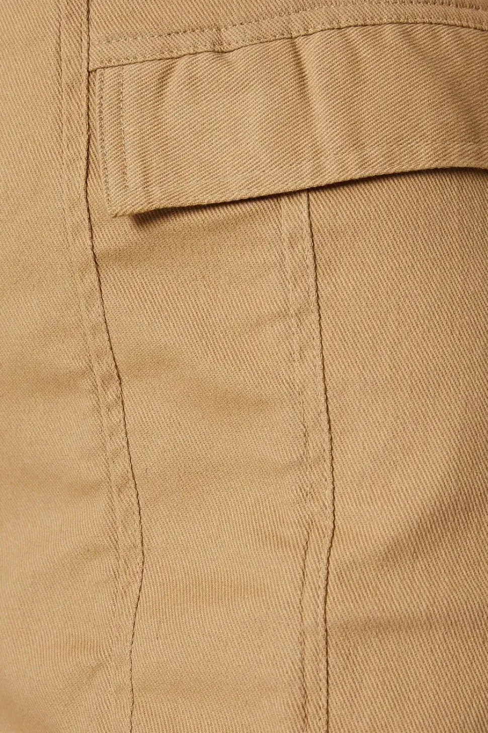 Twill Pocket Mini Skirt