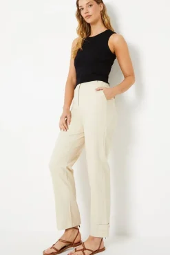Twill Tab Detail Trouser