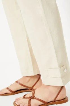 Twill Tab Detail Trouser