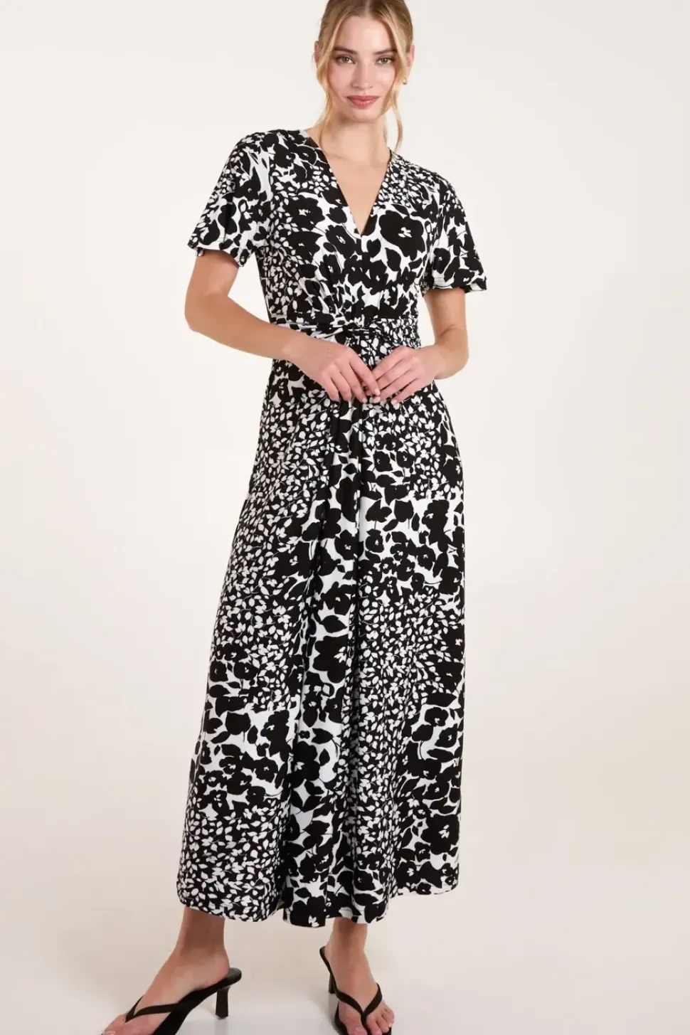 Twist Front Maxi Dress