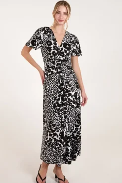 Twist Front Maxi Dress