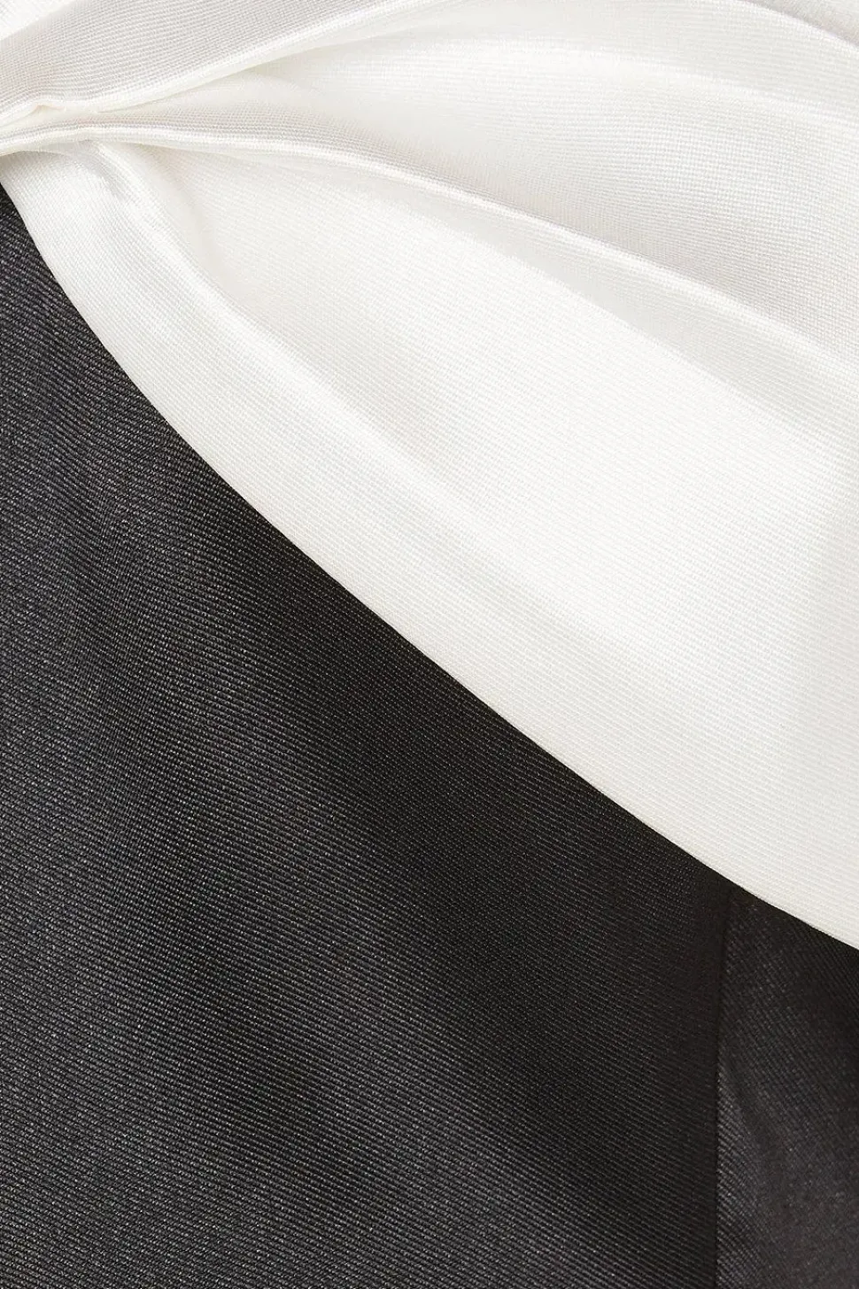 Twist Halterneck Full Skirted Twill Maxi Dress