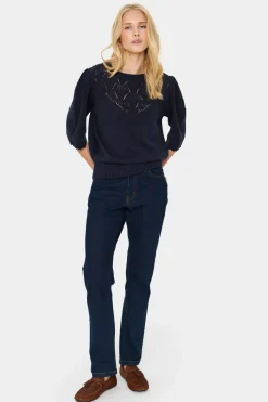 Uta Half Sleeve Round Neck Pullover-