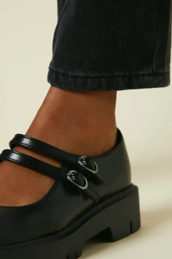 Vada Double Strap Mary Jane Chunky Shoe