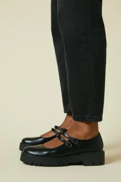 Vada Double Strap Mary Jane Chunky Shoe