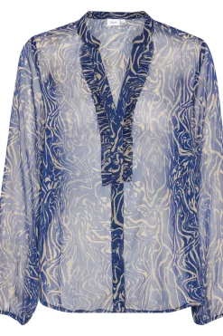 ValerieSZ With Ruffles Chiffon Shirt-