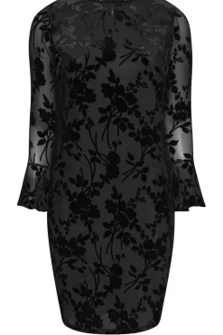 Velour Floral Dress