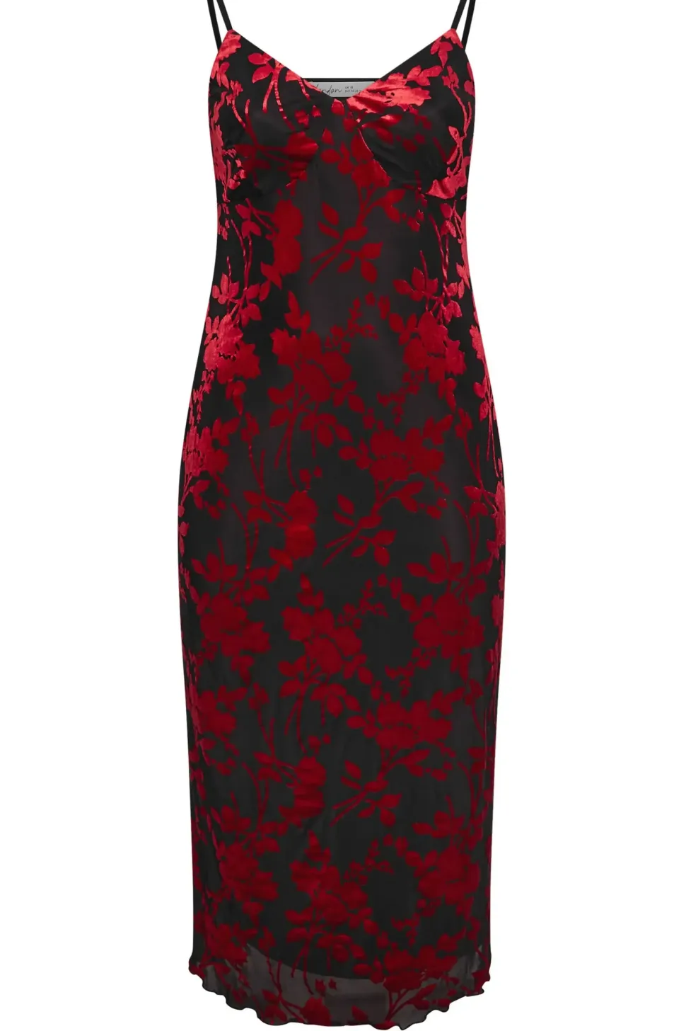 Velour Midaxi Dress