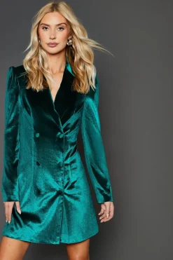 Velvet Blazer Dress