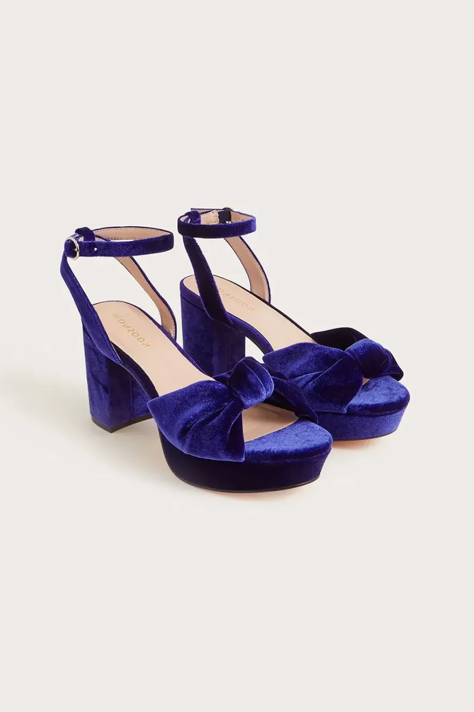 Velvet Knot Heels
