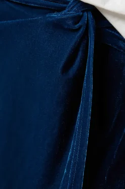 Velvet Mini Skirt