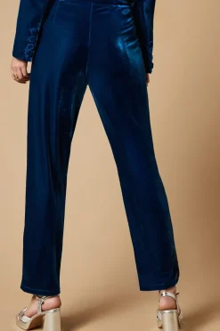 Velvet Tapered Leg Trouser
