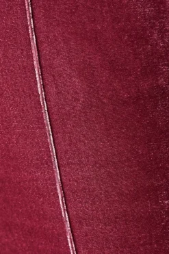 Velvet Wide Leg Trouser