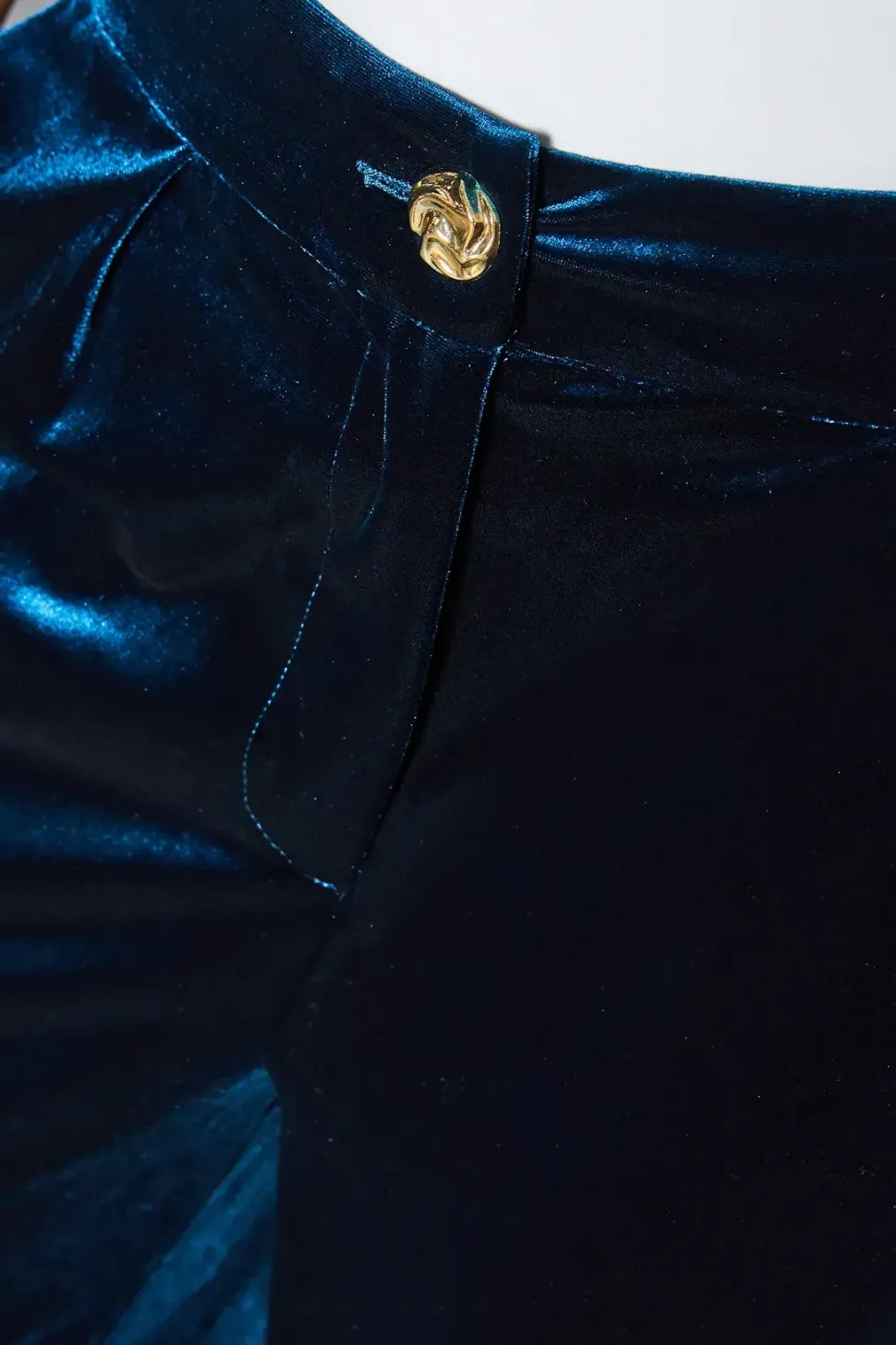 Velvet Wide Leg Trouser