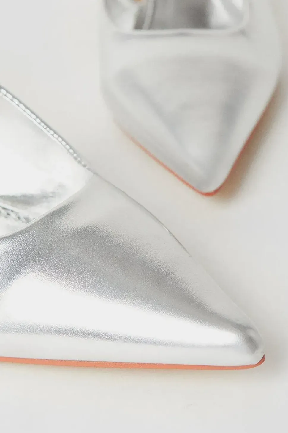 Venus Slingback Mid Block Heel Pointed Court Shoes