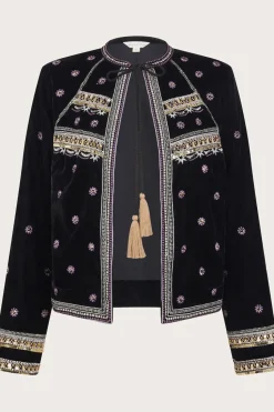 Vera Embellished Velvet Jacket