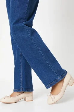 Veronica Low Heeled Ballerina Pumps