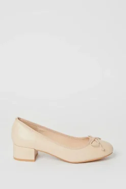 Veronica Low Heeled Ballerina Pumps