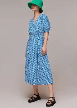 Vertical Stack Midi Dress-