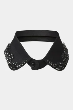 Vintage Beaded Round Collar